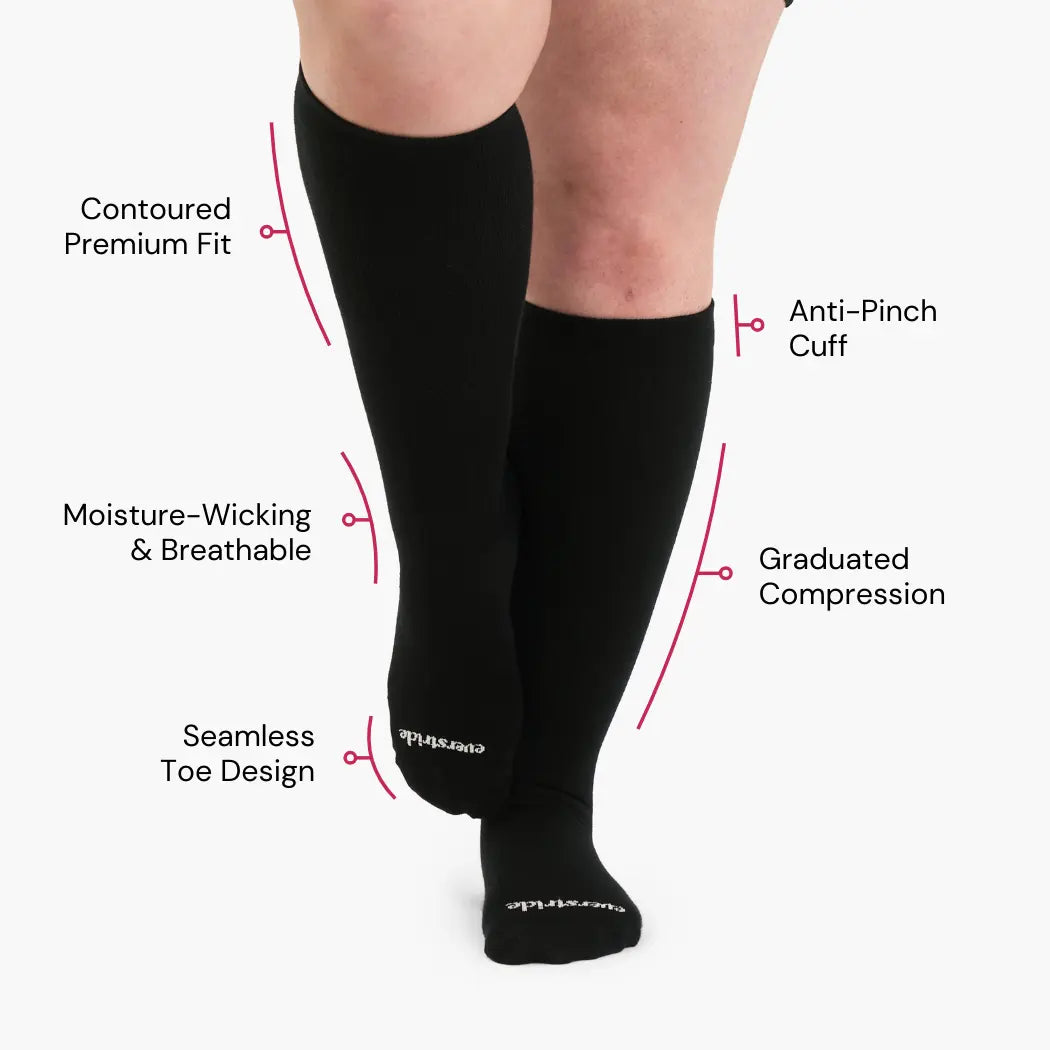 Bamboo Wide Compression Socks — photo 4