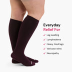 Bamboo Wide Compression Socks — photo 3