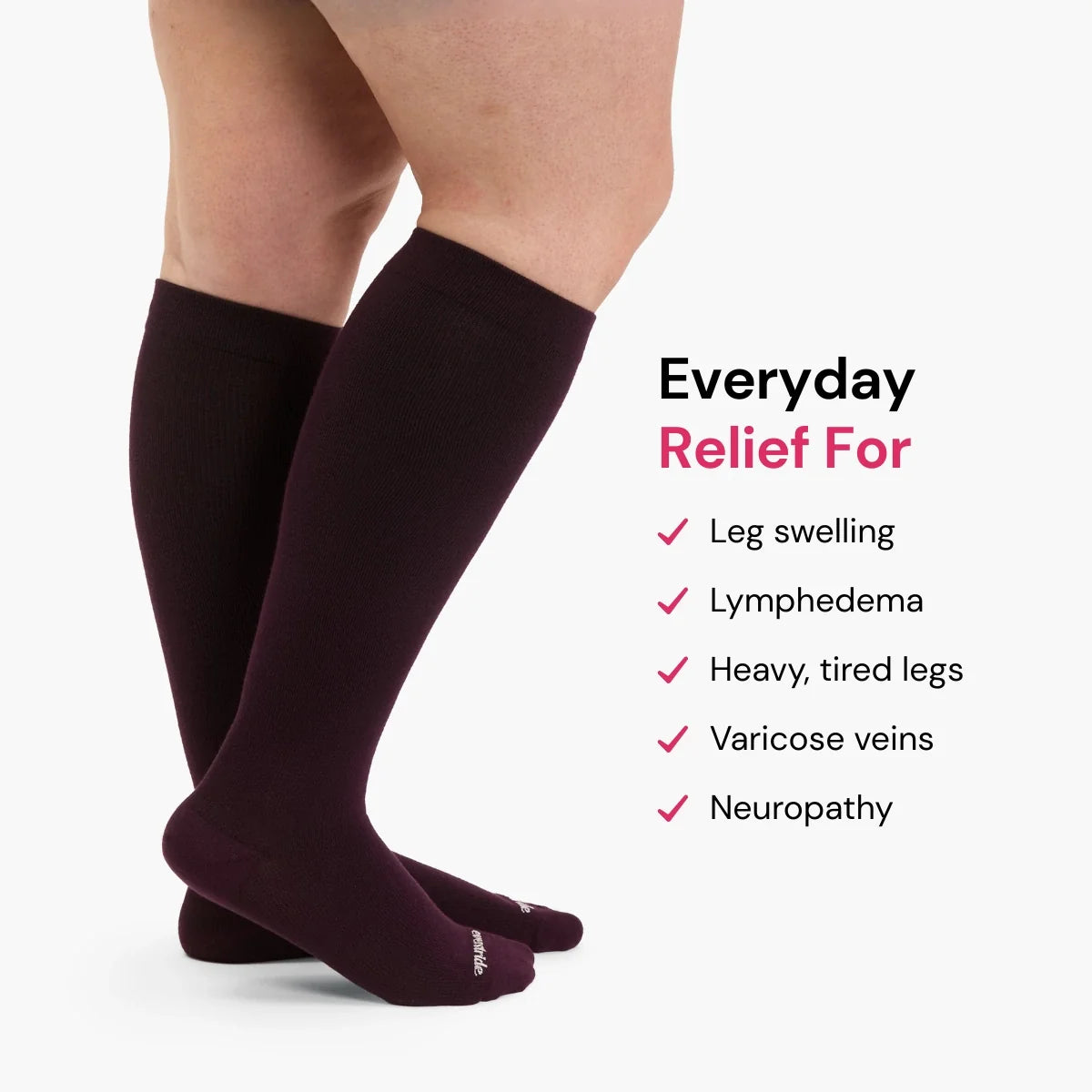 Bamboo Wide Compression Socks — photo 3