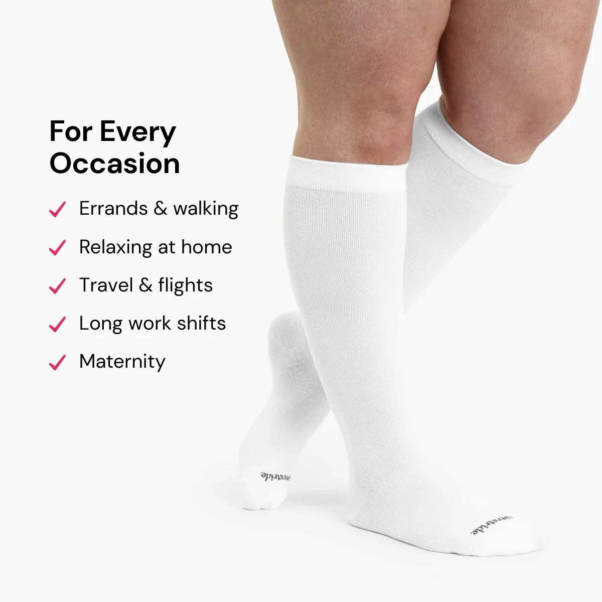 Bamboo Wide Compression Socks — photo 6