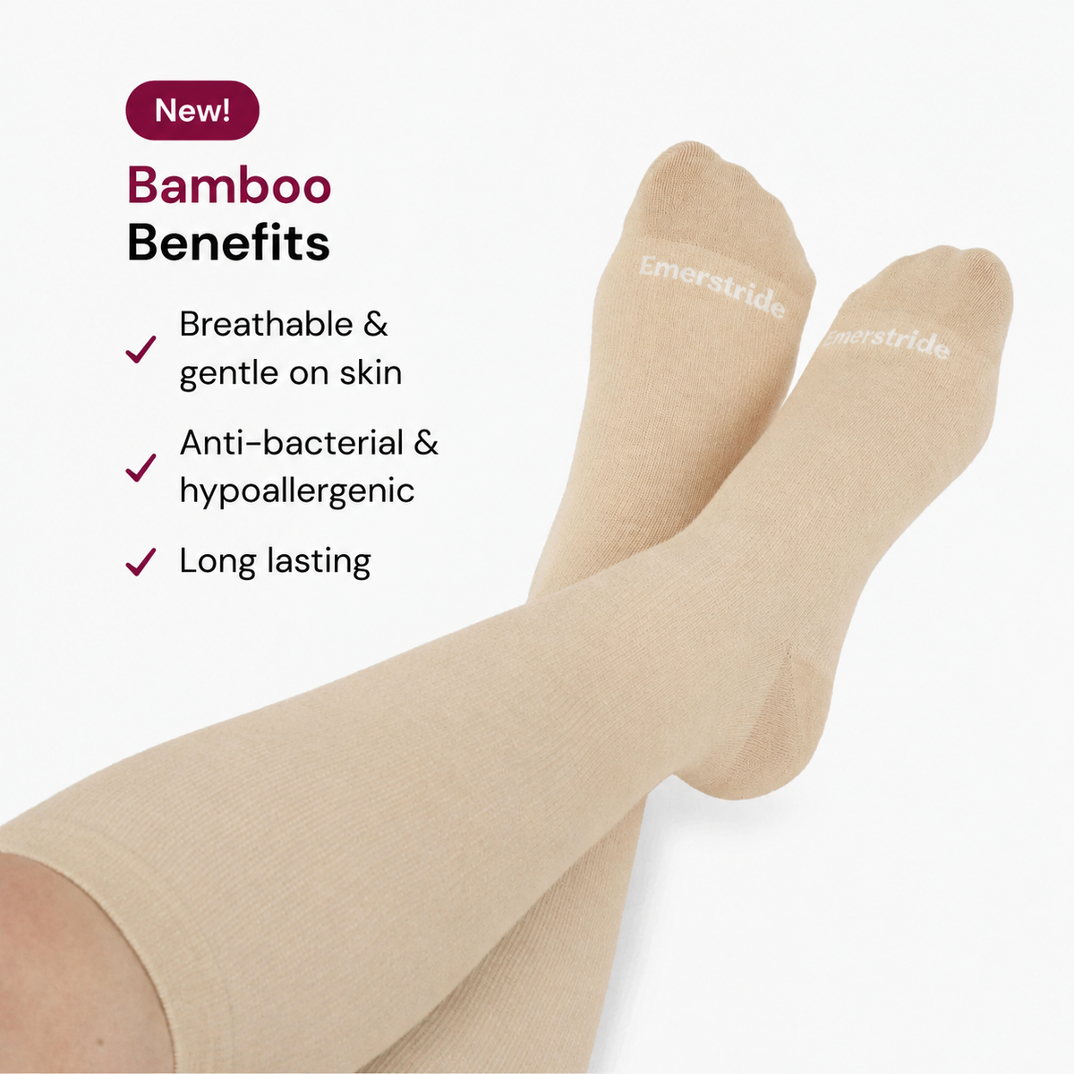 Bamboo Wide Compression Socks — photo 2