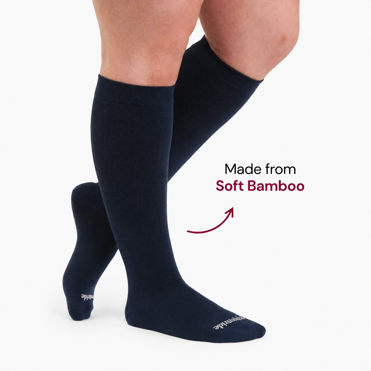 Bamboo Wide Compression Socks — photo 1