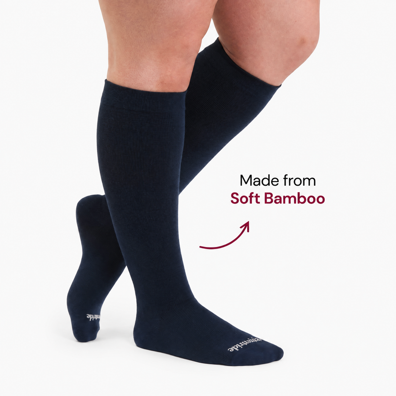 Bamboo Wide Compression Socks — photo 1