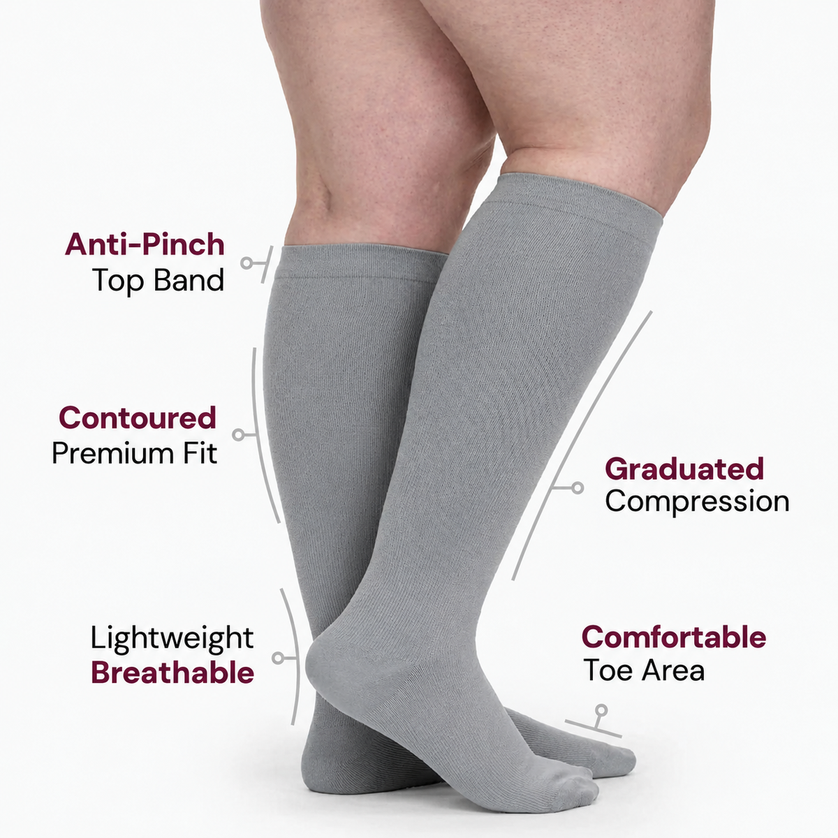 Original Wide Compression Socks — photo 5