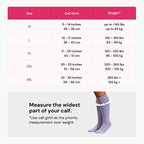 Bamboo Wide Compression Socks (Pastels) — photo 8